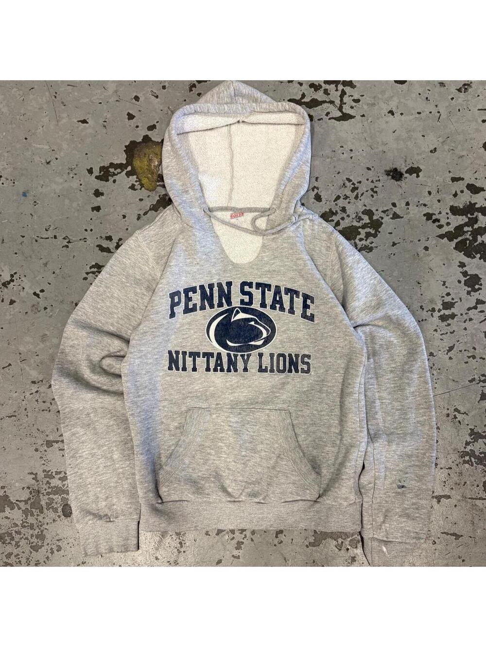 Fire women’s Y2K Penn State Nittany Lions Gray Cotton Hoodie